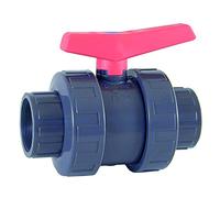 Valvola Cepex Astral Sfera D-63-2" (DN-50) PVC PN-10 da incollare Cod. 02503