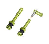 Coppia di valvole tubeless granite design juicy nipple 45mm con tappi verdi bus remover