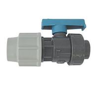 VALVOLA CON UN Att A COMPRESSIONE E UNO FILETTATO F PLASSON 1"1/2 x 50