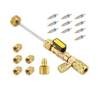 Valvola Core Removal Tool, Core Installer, Hvac Remover, Sturdy Tool for Refrigeration Service 5.9x3.14x0.59 Inches Ideal for Air Conditioning Repair and Maintenance