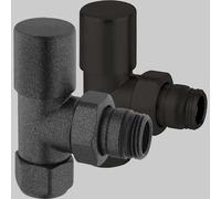 Valvola D Arredo a Squadra Termostatizzabile High Style B Antracite ½ x
