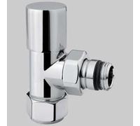 VALVOLA D'ARREDO A SQUADRA HIGH STYLE CROMO - 3/8 x 24-19