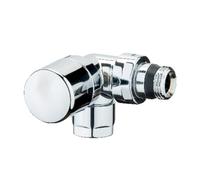 VALVOLA D'ARREDO AD ANGOLO DX TERMOSTATIZZABILE CROMO-LUCIDO