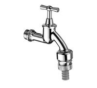Schell 34170399 - Valvola di scarico con manopola a T, RFV e RB, 1/2", cromata, opaca