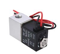 Valvola Del Compressore 1/4" Normalmente Chiusa Elettrovalvole Pneumatiche In Alluminio Tensione 12V 24V For Aria Acqua Olio(DC12V,1/4")