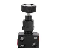 Valvola del freno nero in alluminio universale Valvola regolabile proporzionale bias freno per bias per le auto alla deriva e alle corse di binari