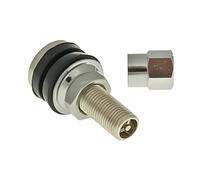 Valvola del pneumatico schlauchlos diritta breve metallo