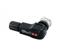 Valvola del pneumatico Stage6 CNC, 90 °, Nero