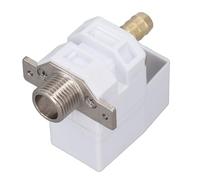 Valvola del solenoide 12 V Interruttore di flusso di ingresso dell'acqua G1/2 maschio Non restituzione Funzione Filtro rimovibile facile pulire per la lavatrice per lavatrice