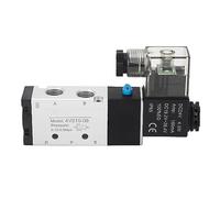 Valvola dell'aria a solenoide EVTSCAN 2 posizioni 5 vie Valvola pneumatica di retromarcia in lega di alluminio DC24V PT 1/4in