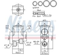 NISSENS 999377 Valvola espansione climatizzatore