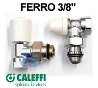 Valvola detentore a squadra attacco ferro 3/8'' - CALEFFI