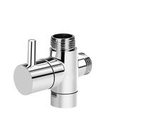 Valvola deviatore doccia G1/2 adattatore braccio doccia ABS a tre vie, valvola di commutazione per rubinetto, accessori per tubi di ingresso, strumento da bagno