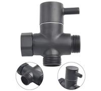Valvola deviatore doccia in ottone nero manico in metallo massiccio connettore G