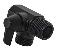 Valvola deviatore per braccio doccia a 2 vie, per soffione a mano, nero opaco