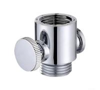 Valvola Deviatore per doccia G1/2 Regolatore Flusso ABS Valvola(Silver) | G1/2 maschio/femmina, installazione manuale, compatibile docce standard, regolazione flusso, materiale ABS leggero