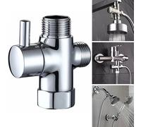Valvola Deviatore Soffione Doccia Strumento Connettore 3 Vie Giunto Rotante Acce