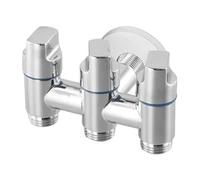 Valvola deviatrice a 3 Vie for Bagno: migliora la funzionalità della Tua casa o dei Tuoi spazi Commerciali con la valvola deviatrice a Tre Vie for Bagno(Silver)