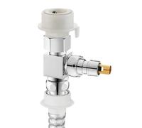 Valvola Deviatrice - Adattatore Per Rubinetto Separatore Acqua Lavatrice, Connettore Deviatore Rubinetto Lavello, Valvola Di Controllo Acqua Con Uscita Multipla, Attacco Idraulico Durevole Per Lavatri