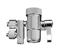 Valvola deviatrice del rubinetto con l'adattatore cromato d'ottone del filtro dell'acqua del collegamento di flusso bidirezionale