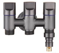 Valvola deviatrice dell'acqua dell'acciaio inossidabile per il flusso di coordinamento tra lo spruzzo della toilette e le linee della lavatrice (B)
