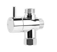 Valvola deviatrice for doccia G1/2, adattatore a T, interruttore a tre vie, divisore d'acqua for rubinetto, rubinetto del bagno, connettore for rubinetto della doccia, separatore d'acqua