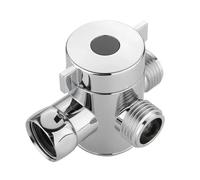 Valvola deviatrice for doccia in ottone a 3 vie G1/2, separatore d'acqua, adattatore a T for doccia, commutatore for rubinetto regolabile, parte di ricambio for bagno(3 Way Diverter-A)
