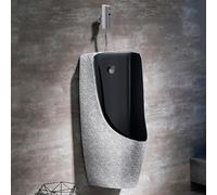 Valvola deviatrice integrata per orinatoio da uomo, design antigoccia, ideale per lo shopping e i bagni pubblici e un efficiente controllo dell'acqua