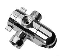 Valvola deviatrice materiale a tre vie della testa di doccia dell'ABS con finitura cromata per le docce tenute in mano