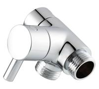 Valvola deviatrice per doccia a 3 vie, Adattatore a T a 3 vie G1/2 Staffa for soffione doccia Deviatore Splitter Multicolor