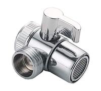 Valvola deviatrice per doccia a 3 vie, attacco per doccia per rubinetti da bagno, adattatore per soffione doccia per doccia e doccia con braccio montato rubinetto separatore per doccia e cucina (rame)