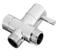 Valvola deviatrice per doccia a 3 vie, Deviatore for soffione doccia a 3 vie in ottone G1/2 Adattatore a interruttori