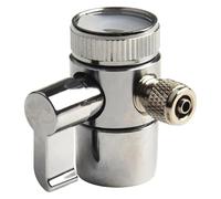 Valvola deviatrice per doccia a 3 vie, Deviatore rubinetto lavello in ottone Adattatore M22 1/4 pollici Purificatore d'acqua