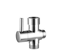 Valvola deviatrice per doccia a 3 vie G1/2 "7/8" 3/8" Adattatore per rubinetto miscelatore acqua splitter accessori da bagno (per il Nord America)