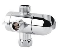 Valvola deviatrice per doccia a 3 vie, Supporto montato sul braccio deviatore dell'adattatore for doccia con connettore a T