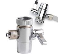 Valvola deviatrice per doccia, adattatore per rubinetto G1/4", valvola deviatrice da contatore per filtro dell'acqua per collegare tubi