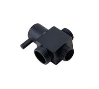 Valvola deviatrice per doccia in ottone, splitter a 3 vie, 1 ingresso e 2 uscite, struttura interamente in metallo, funzione di commutazione rapida, compatibile ad alta pressione, design compatto