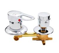 Valvola deviatrice per doccia, in ottone, termostatica, connettore G1/2 per cabina doccia