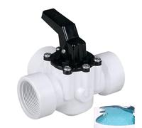 Valvola Deviatrice Per Piscina - Gruppo Di Sostituzione Del Tubo 'acqua A 3 Vie Per Spa | Valvola Per Piscina Durevole In PVC Con Flusso Regolabile, Facile Da Installare, Per Giardino Con Sorgente