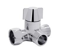 Valvola deviatrice per soffione doccia G1/2", deviatore a 3 vie, sistema doccia da bagno, parte di ricambio per soffione a mano o soffione fisso
