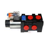 Valvola deviatrice/selettrice a solenoide idraulico HSV6-C 1 bobina 13 GPM guarnizione conica