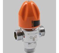 VALVOLA DEVIATRICE TERMOSTATICA M PER SOLARE 3/4