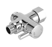 Valvola Deviatrice Testa di Spruzzo a 3 Vie Deviatore a Tre Vie a Tre Vie con Fisso per Ugello Rubinetto da Bagno Soffioni Fissi (Distributore Acqua 3/8 D)