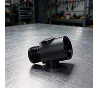Valvola di arresto acqua nera per Per Soffione funzionamento one click 2 cm 4 pu