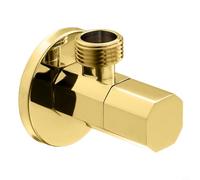 Valvola di arresto ad angolo di giro 1/2 NPT x 3/8 OD per un rapido isolamento del flusso d'acqua in installazioni di lavandino e toilette del bagno