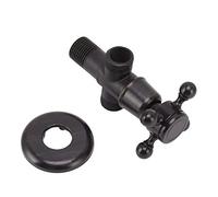 Valvola di arresto ad angolo Valvola di arresto 'acqua con maniglia a croce in rame retrò per rubinetto della della toilette del bagno