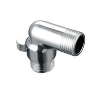 Valvola di arresto angolare in ottone da 1/2", valvola a triangolo con filettatura maschio femmina, valvola di isolamento per WC per il controllo dell'approvvigionamento idrico (maschio maschio)