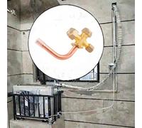 Valvola di arresto del condizionatore d'aria Raccordo in ottone Valvola di