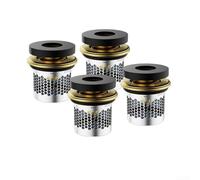 Valvola di arresto dell'acqua in ottone resistente alle alte temperature con efficaci caratteristiche di prevenzione delle perdite (4pcs)