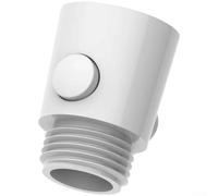Valvola di arresto dell'acqua per docce RV con controllo One Touch e costruzione ABS per sistemi doccia filettati G1/2 (bianco)